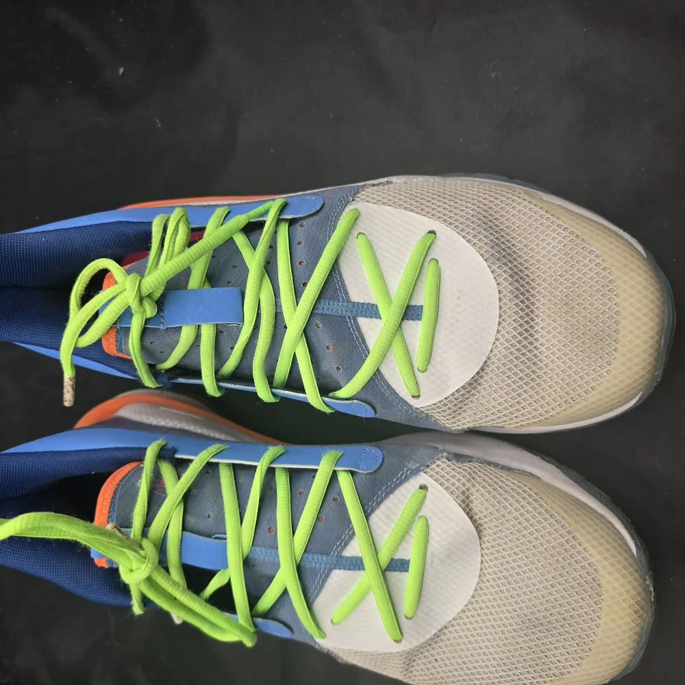 Under Armour Blue‎ and Orange Athletic Shoes Performance Design